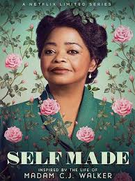 Pôster oficial da série A Vida e a História de Madam C.J. Walker.