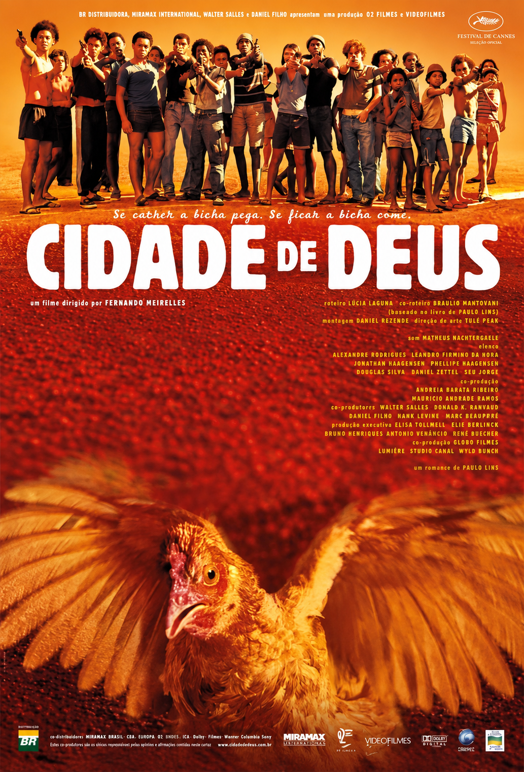 Pôster oficial do filme Cidade de Deus.
