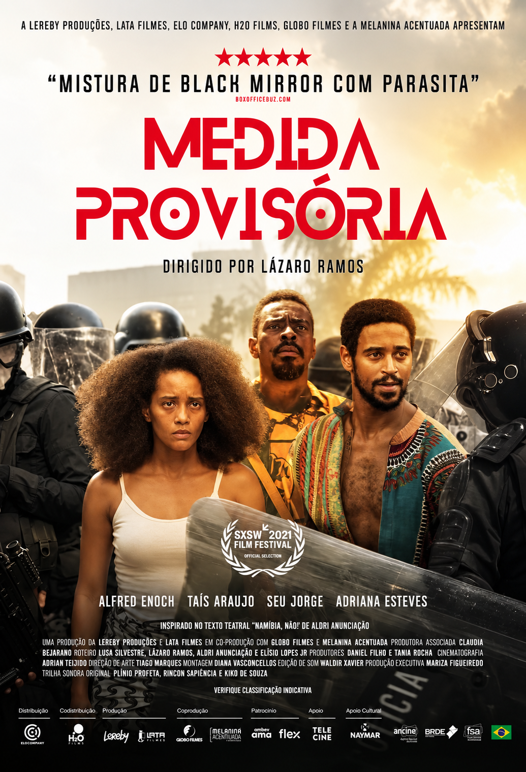 Pôster oficial do filme Medida Provisória.