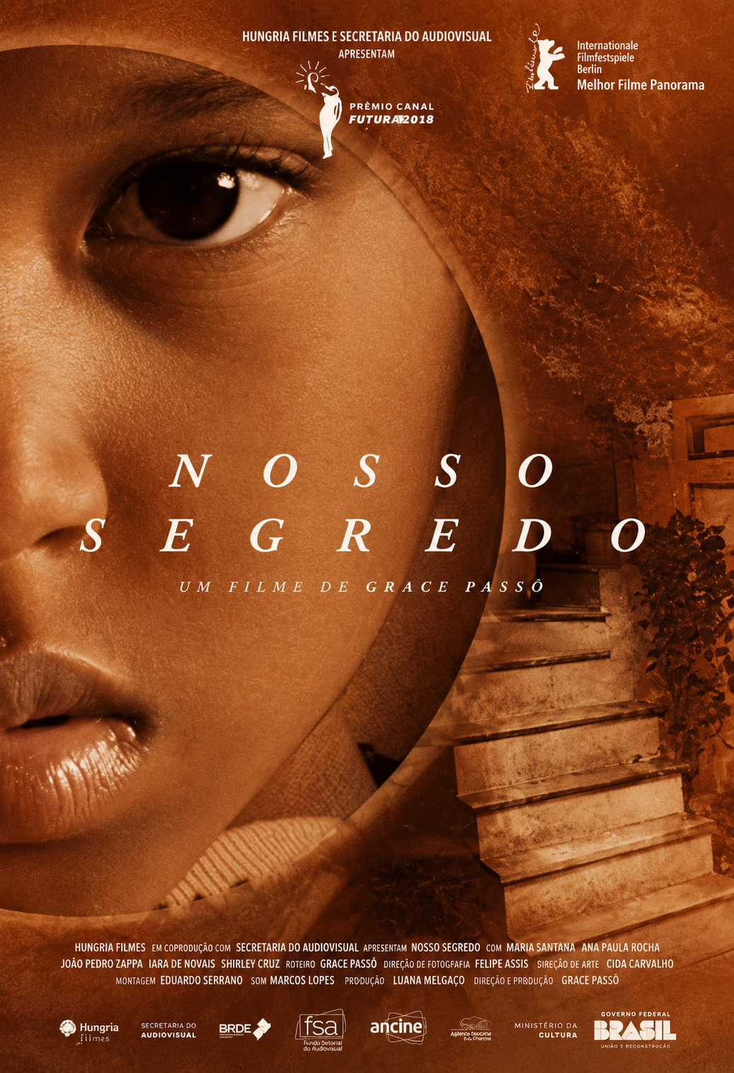 Pôster oficial do filme Nosso Segredo.