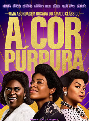 Pôster oficial do filme A Cor Púrpura.